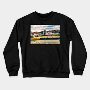 Aberaeron Harbour - Coastal Scenery Crewneck Sweatshirt